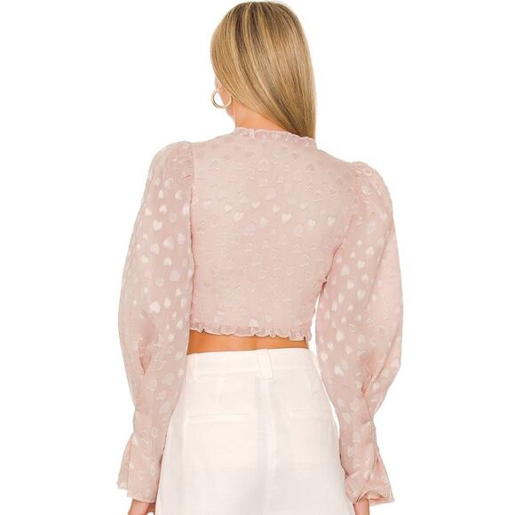 Majorelle Valerie Top in Blush Pink NWOT Size Small - Picture 3 of 3